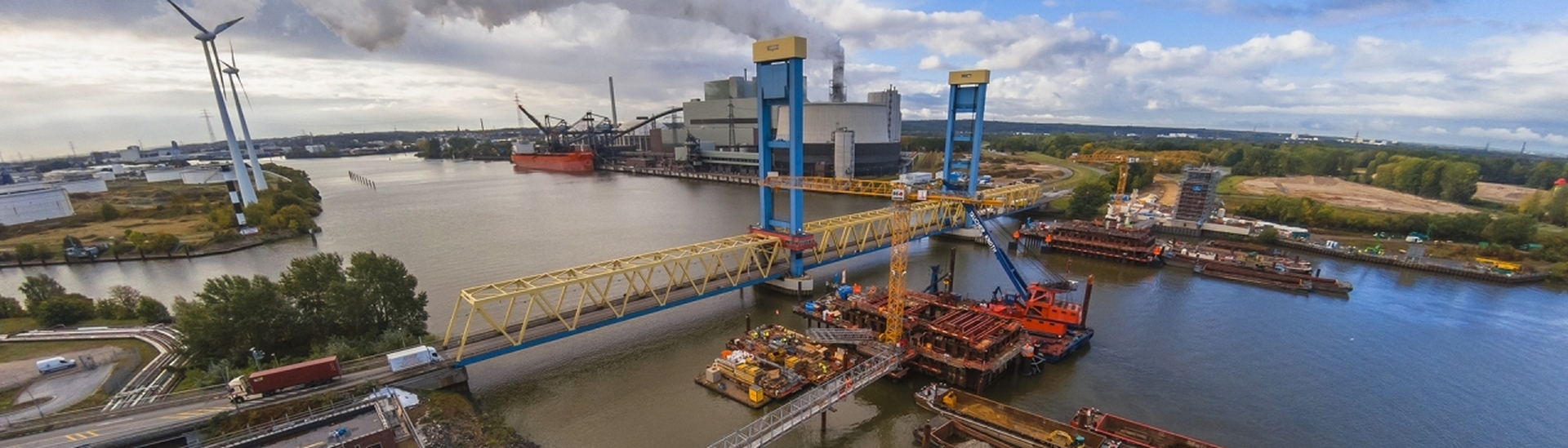 Neubau Bahnbrücke Kattwyk